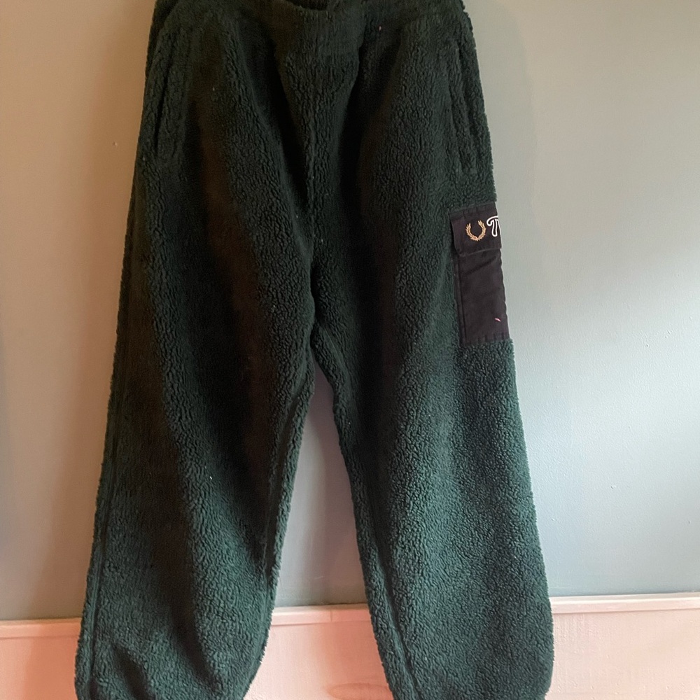 Cozy Green Fleece Pants